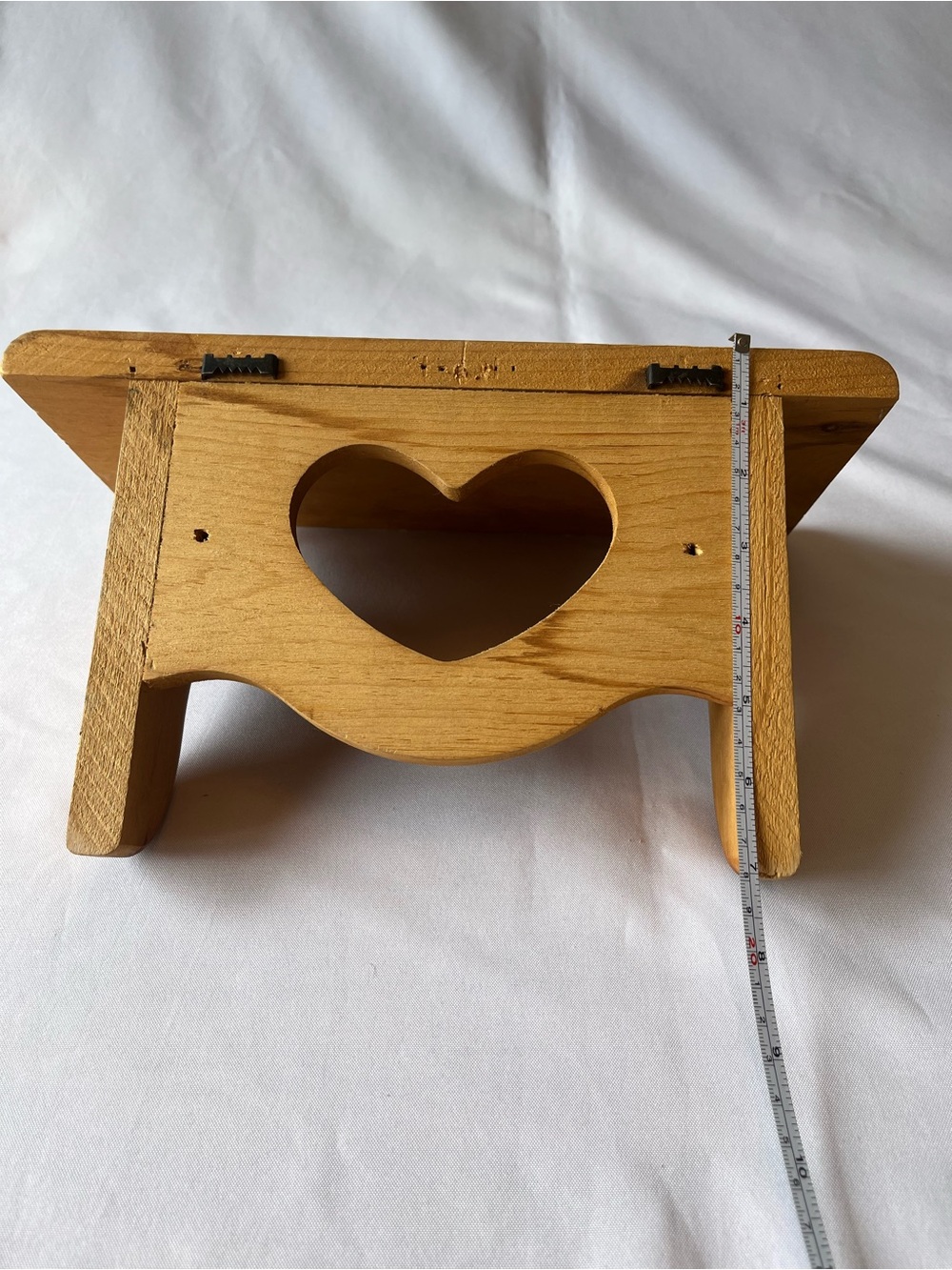Vintage Wooden Heart Cut Out Shelves 1990s (Set of 2) - Picture 8 of 9